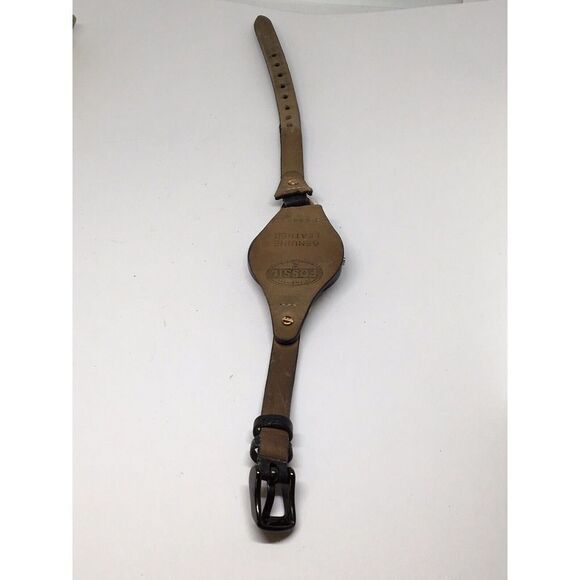 Authentic Fossil Watch Band Bracelet Links Case Use For Parts Used 8mm V818 - Picture 5 of 7